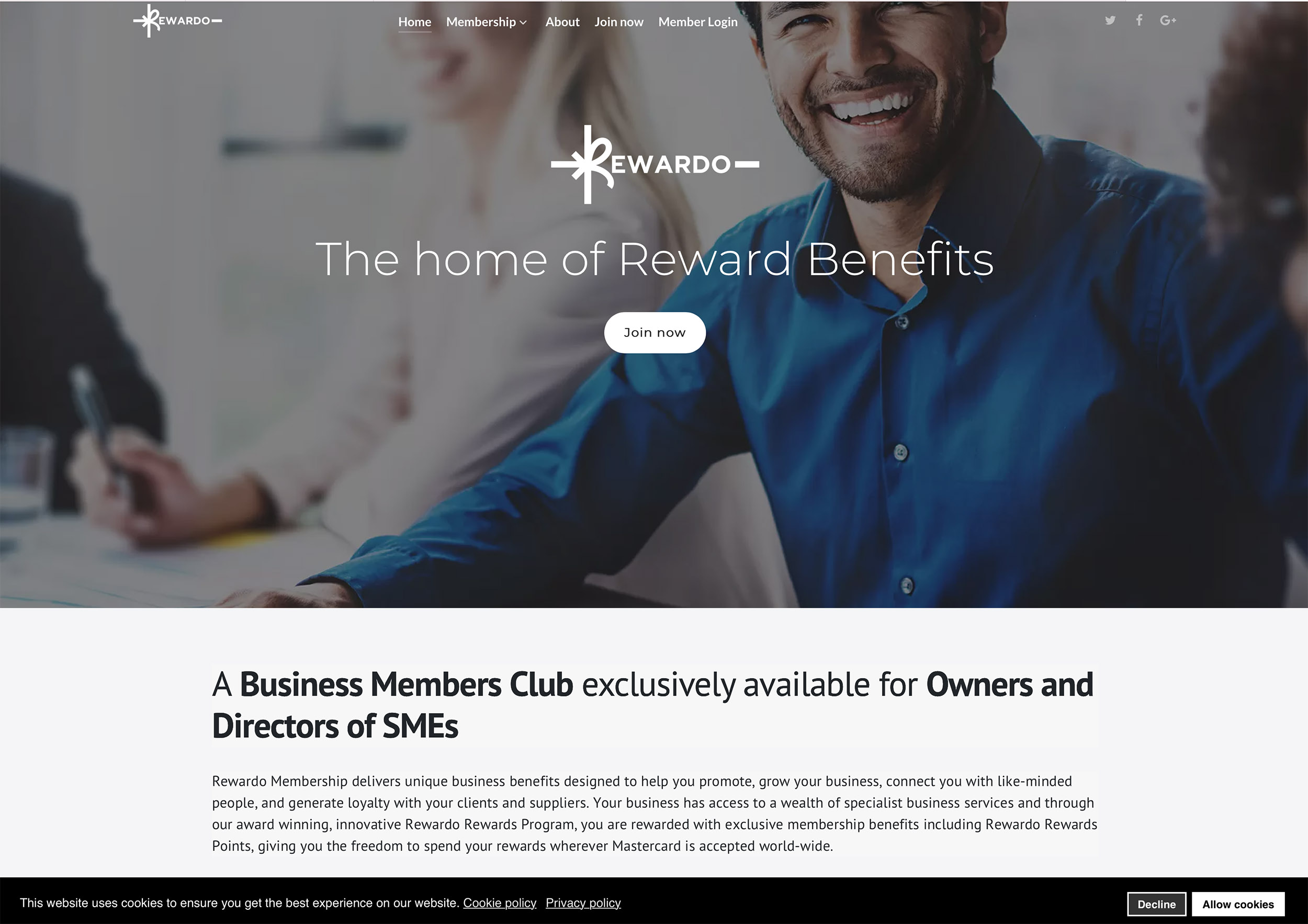 Rewardo Website
